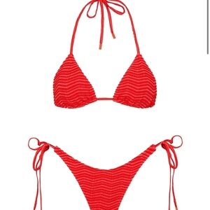 traingl swimsuit xs top and bottom